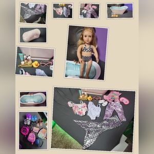 Our Generation. doll bath time bundle